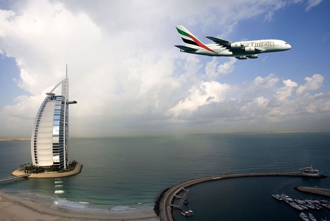 Emirates Flight to Dubai
