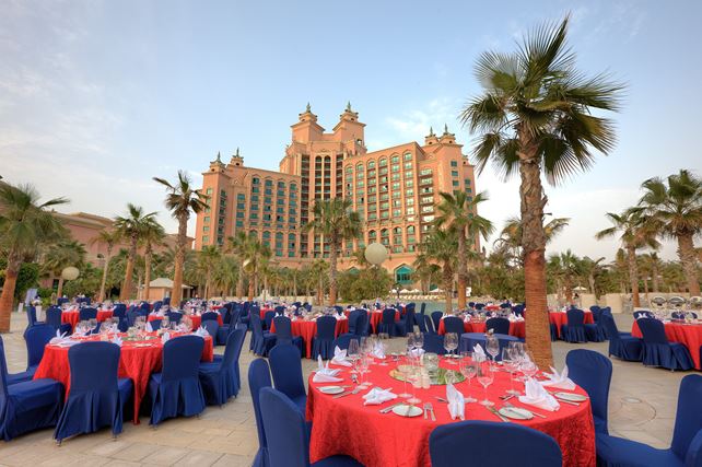Atlantis The Palm wedding event