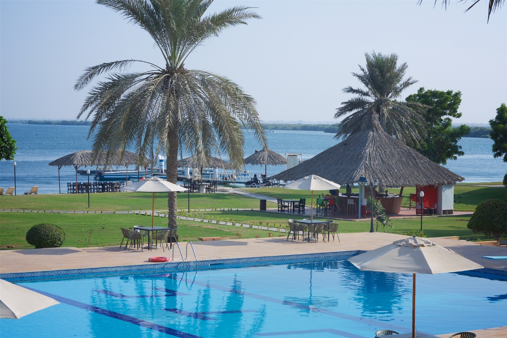 Flamingo hotel pool and beach